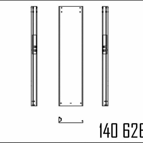 140626103 - SIDE PANEL LEFT COMPL.. F.FUEL HOSE COLUMN S MPD OR
